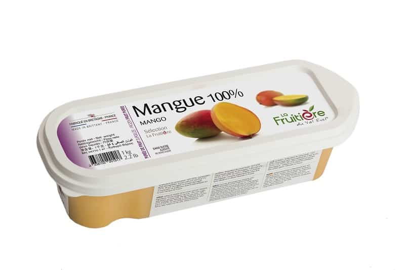 Purée de mangue 1 kg - Sans sucre ajouté